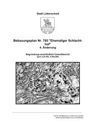 BP765 Begründung 4. Änderung - Stadt Lüdenscheid