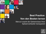 Best practice im Vertrieb - Von den besten lernen - mercuri.net ...
