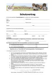 Schutzvertrag - SOS-Dalmatinerrettung