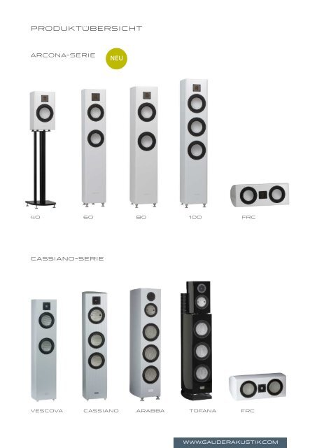 Gesamtübersicht 2013 (PDF) - Gauder Akustik