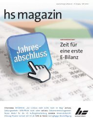 hs magazin 1/2013 - HS - Hamburger Software