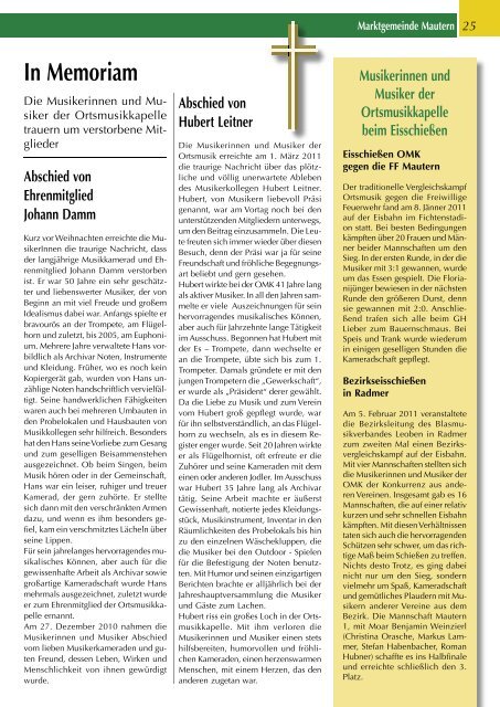 Ausgabe 40 - Mautern