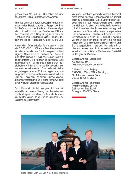 CIHD Magazin 19 02/2013 - Chinesischer Industrie- und ...