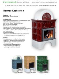 Hermes Kachelofen - Heizerschwaben