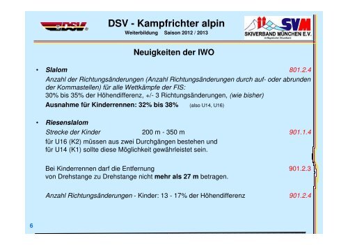 DSV - Kampfrichter alpin - Skiverband München