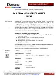 Durepox HPClear - Veneziani Yacht Paints