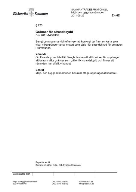 Protokoll september (pdf) - Västerviks kommun