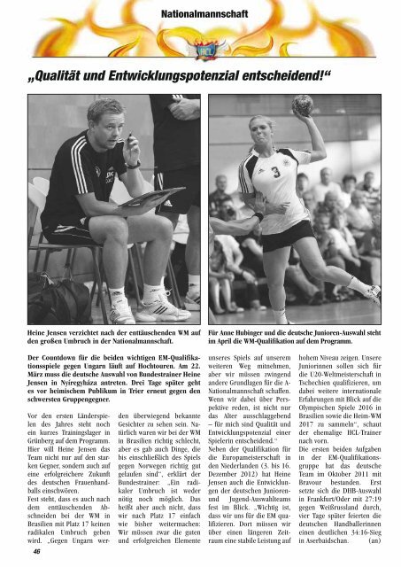 Das Programmheft des Spiels - Handball-Club Leipzig e.V.