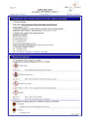 Material Safety Data Sheet 1 - Motip-Dupli GmbH