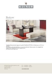 KOINOR - DINNER SOFAS: Bottom - Moebel Power