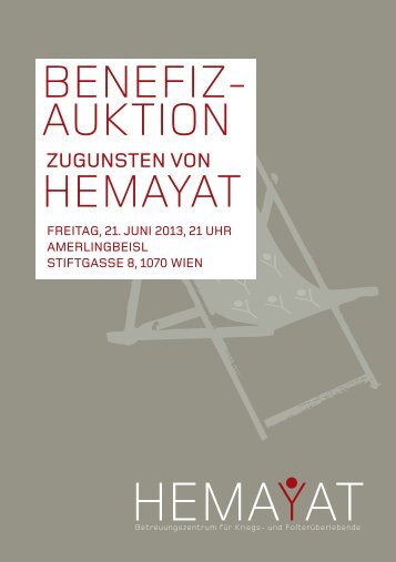 Auktionskatalog 2013 (PDF) - Hemayat