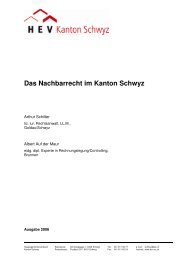 2005.12.06 Nachbarrecht - HEV Kanton Schwyz