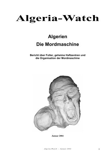 Die Mordmaschine : ein Bericht über Folter - Algeria-Watch