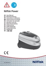 Bedienungsanleitung - Nilfisk PARTS - Nilfisk-Advance