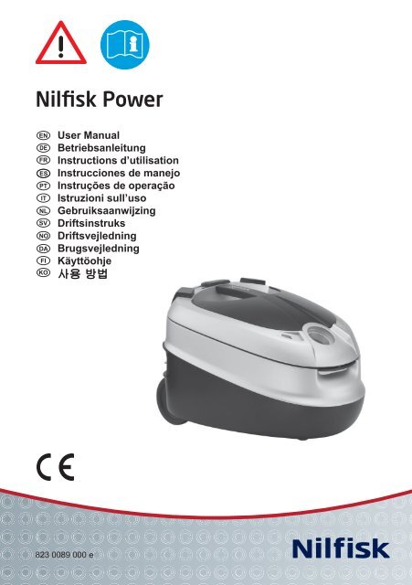 Bedienungsanleitung - Nilfisk PARTS - Nilfisk-Advance