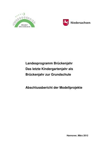 5 4 5 Abschlussbericht der Modellprojekte 2009-2011 _PK_