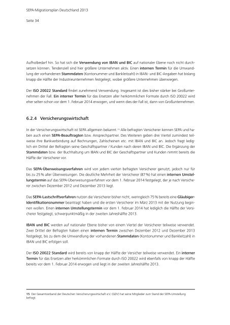 SEPA-Migrationsplan Deutschland - SEPA, Deutsche Bundesbank
