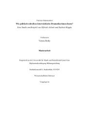 Eine Studie am Beispiel von Elfriede Jelinek und Kathrin Röggla