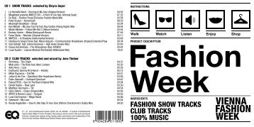 VIENNA FASHION WEEK CD VOL 01 MAGAZINE