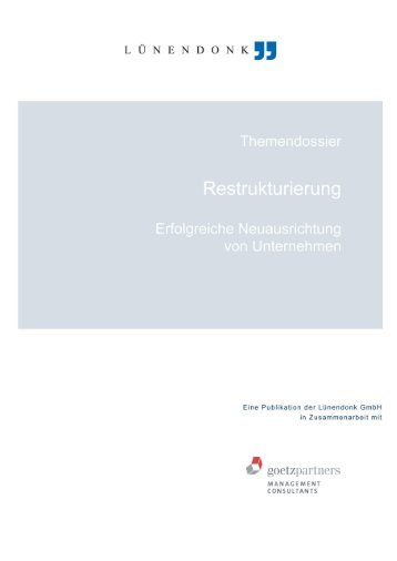 Restrukturierung - goetzpartners.com