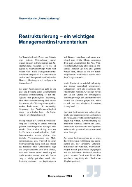 Restrukturierung - goetzpartners.com