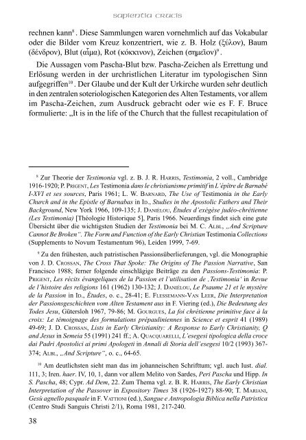 Staurologische Motive im Ersten Klemensbrief - Institutum Sapientiae