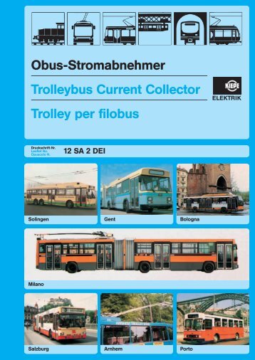 Obus-Stromabnehmer Trolleybus Current ... - bei Vossloh Kiepe