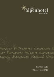 Aktueller Prospekt (PDF) - Alpenhotel Montafon
