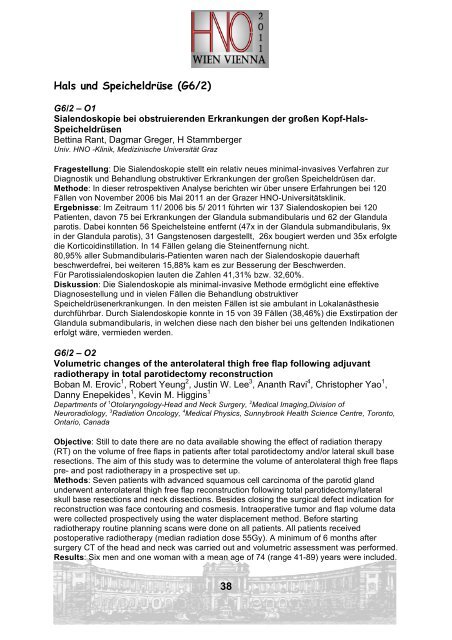 Abstractbook als PDF downloaden - hno kongress 2011