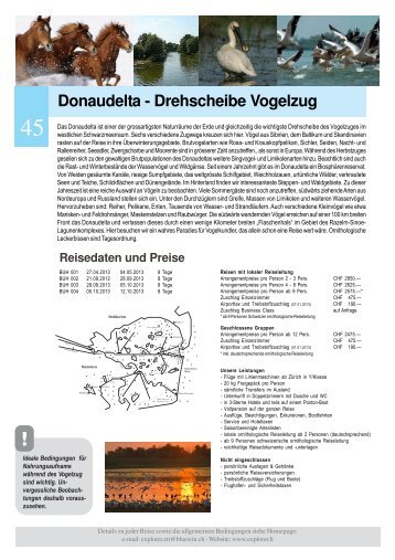 Donaudelta - Drehscheibe Vogelzug