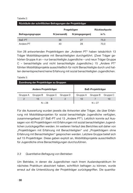 Mobilität – Kompetenzzuwachs für Benachteiligte - NA-BIBB