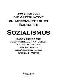 Zum Streit über die Alternative zu imperialistischer ... - DKP Leipzig