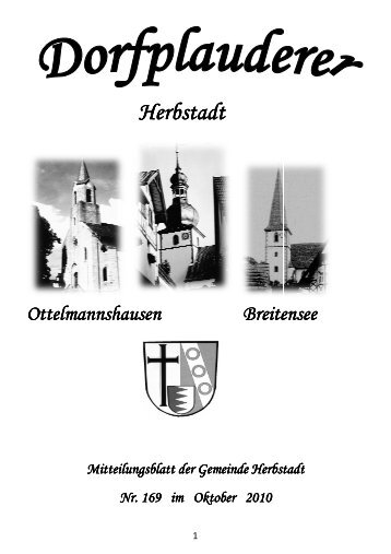 Ausgabe Oktober 2010 - Gemeinde Ottelmannshausen