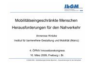 Vortrag Annerose Hintzke, (PDF, 4,5 MB) - ÖPNV Innovationskongress