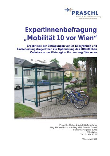 Mobilität 10 vor Wien - Stadt-Umland Management