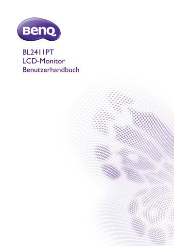 Download Bedienungsanleitung BenQ BL2411PT - TFTshop.net