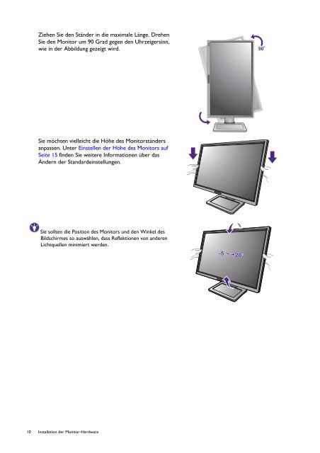 Download Bedienungsanleitung BenQ BL2411PT - TFTshop.net