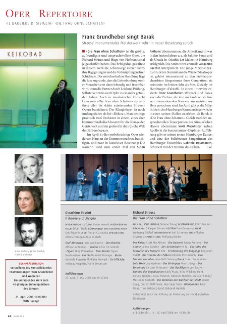Journal 5 - Hamburg Ballett