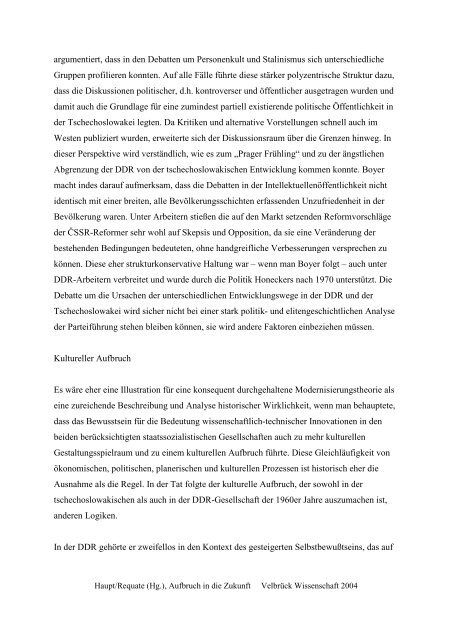 Ausführliche Informationen - Velbrück Wissenschaft