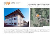 Gewerbeobjekt in Weyarn-Wattersdorf - SMG