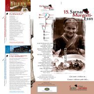 Programma Sarnar Morgreti Essn 2013 - Sarntal