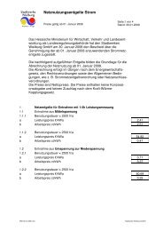 Netznutzungsentgelte Strom - Stadtwerke Weilburg GmbH