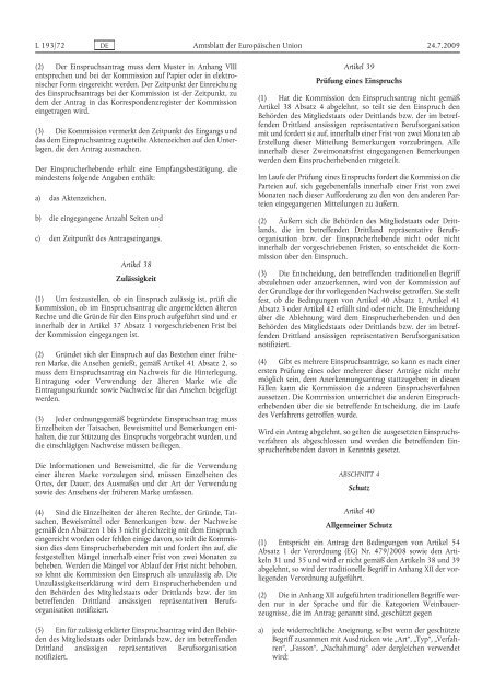 Verordnung (EG) Nr. 607/2009 der Kommission vom 14. Juli 2009 ...