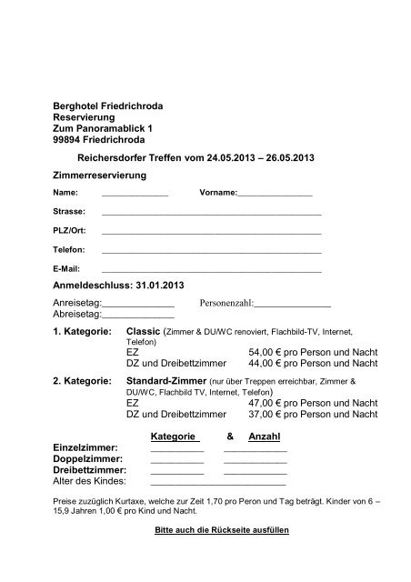 Berghotel Friedrichroda Reichesdorf