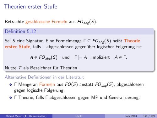 Roland Meyer SoSe 2013