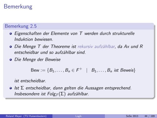 Roland Meyer SoSe 2013