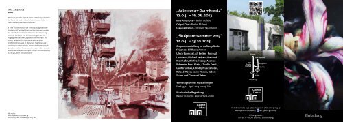 „Artemova + Dor + Krentz“ 12.04. – 16.06.2013 - Galerie Liebau