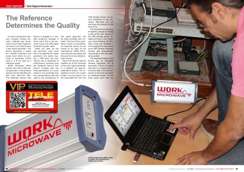 WORK Microwave's Handheld Satcom Test Source