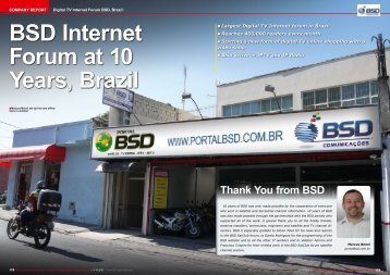 BSD Internet Forum at 10 Years, Brazil