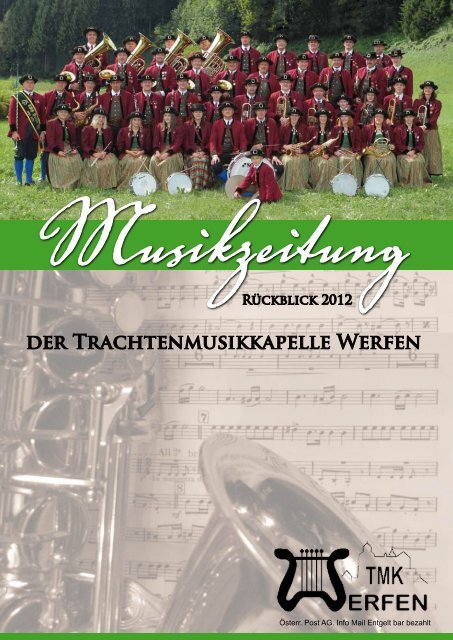 Musikzeitung der Trachtenmusikkapelle Werfen